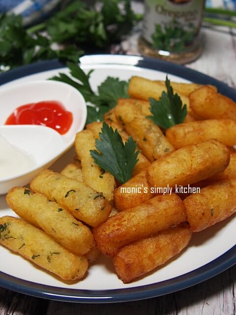 resep stik kentang keju oregano seledri